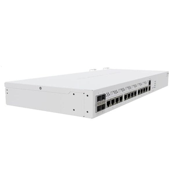 Switch de red con múltiples puertos Ethernet