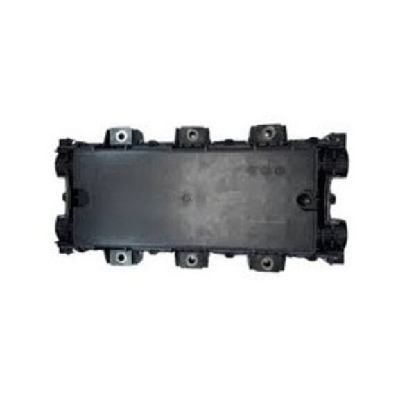 Carcasa plástica negra de motor