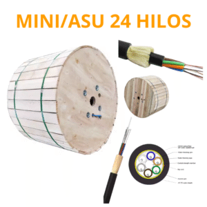 Carrete de cable MINI/ASU de 24 hilos