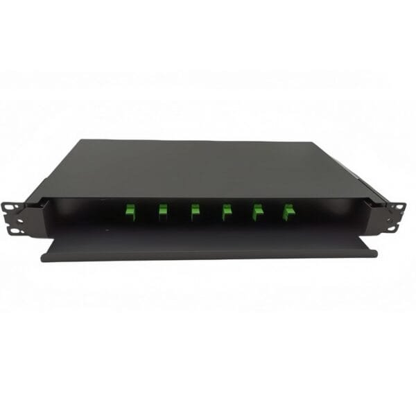 Caja de distribución de fibra óptica vacía