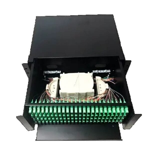 Panel de conexión para cables de fibra óptica