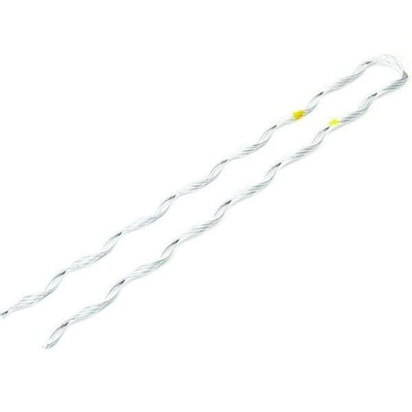 Cable de acero retorcido para soporte aéreo.