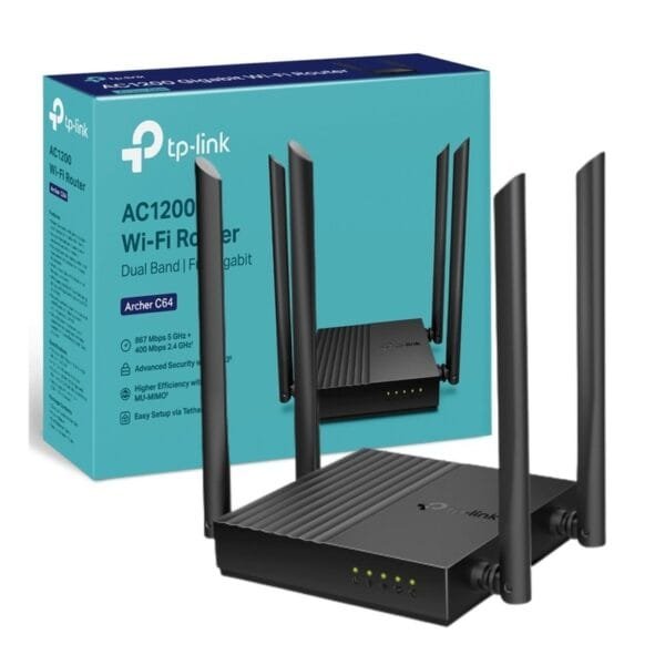 Router Wi-Fi TP-Link AC1200 Archer C64
